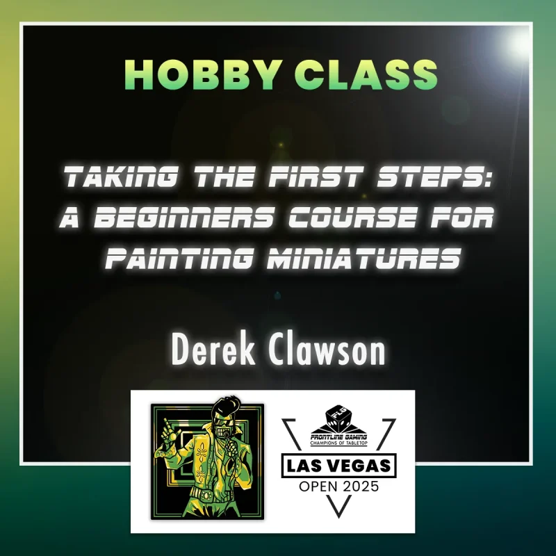 2025 derek clawson miniatures painting course beginner s studio class