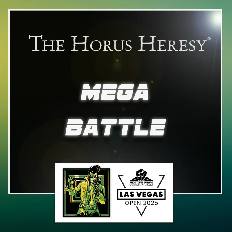 30k horus heresy mega battle 2025 lvo exclusive sunday only