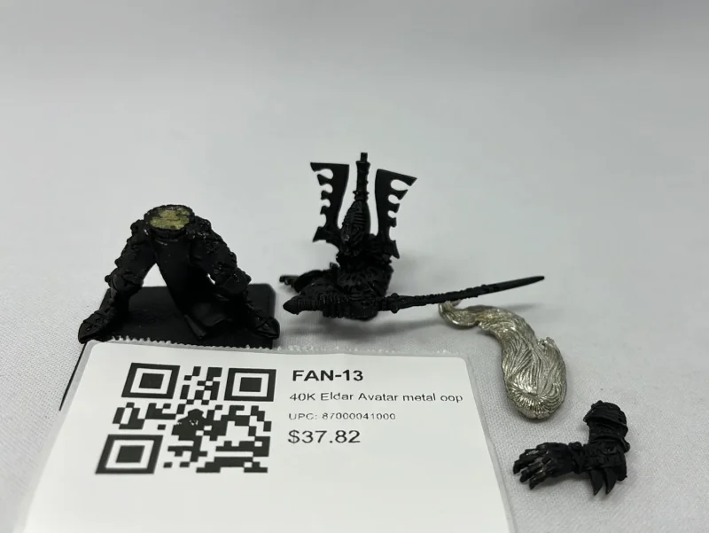 40k eldar avatar metal fan 13 rare out of print figure