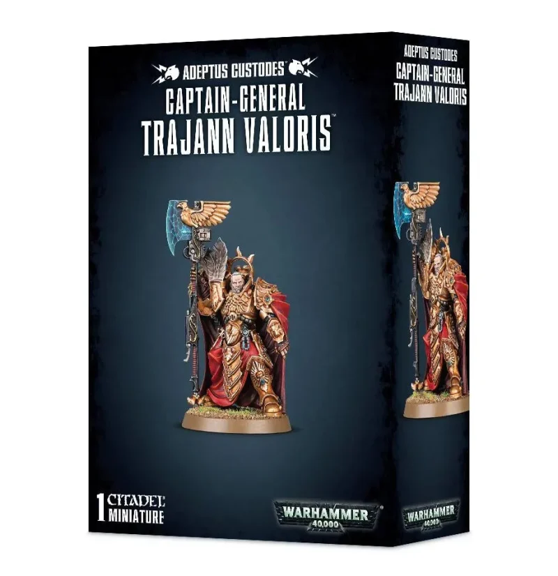 adeptus custodes captain general trajann valoris action figure