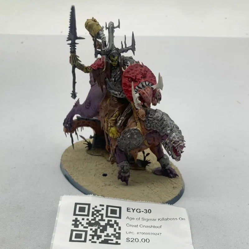 age of sigmar great gnashtoof killaboss eyg 30 edition