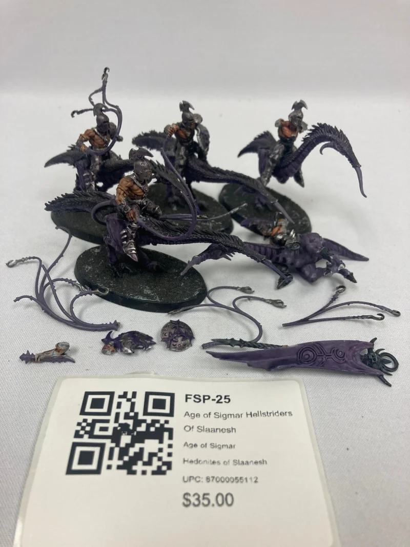 age of sigmar hellstriders of slaanesh fsp 25 exclusive scaled