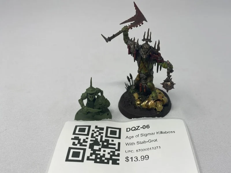 age of sigmar killaboss with stab grot dqz 06 exclusive edition