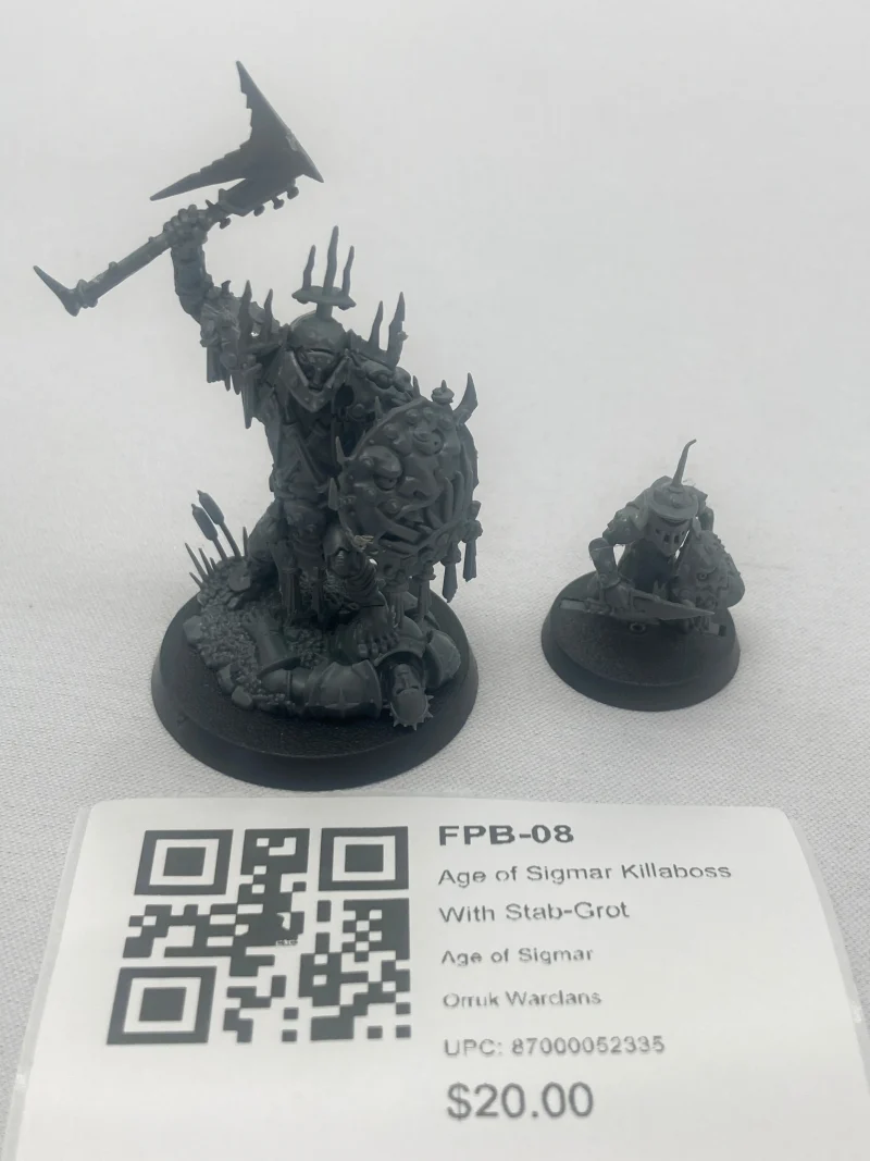 age of sigmar killaboss with stab grot fpb 08 exclusive edition scaled