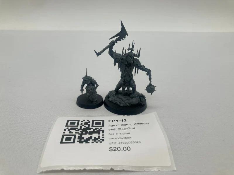 age of sigmar killaboss with stab grot fpy 12 exclusive scaled