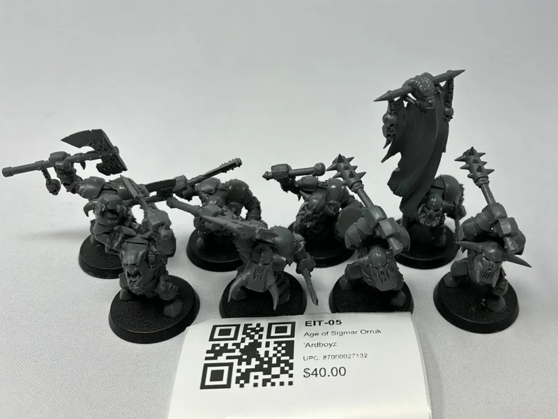 age of sigmar orruk ardboyz eit 05 miniatures set