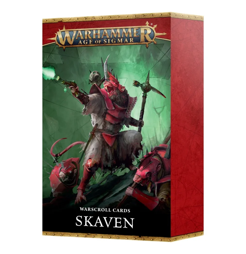 age of sigmar skaven warscroll cards official game cards