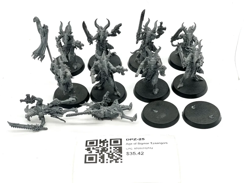 age of sigmar tzaangors dpz 25 limited edition scaled