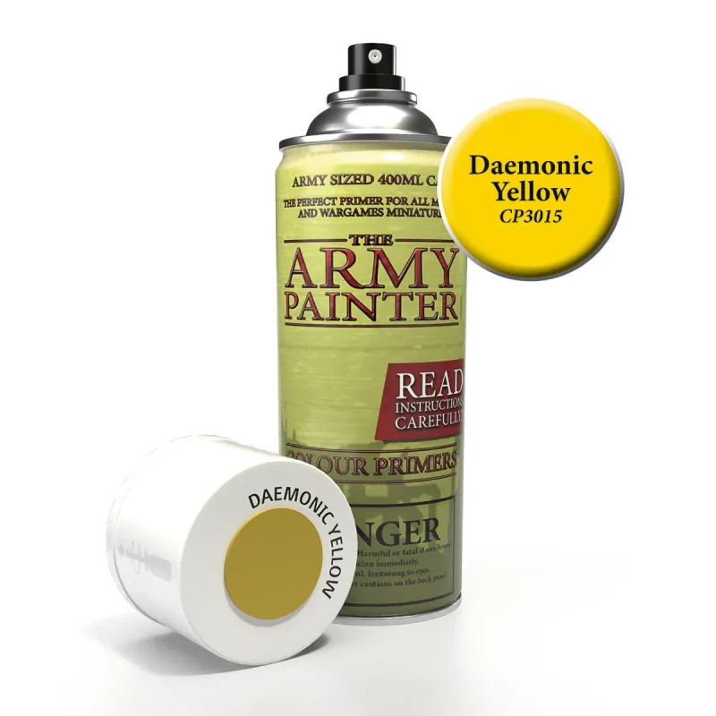 army painter daemonic yellow primer high quality miniature painting solution