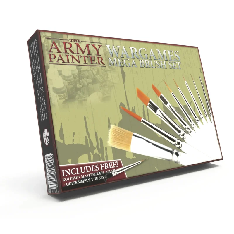 army painter mega brush set essential tool kit for painters