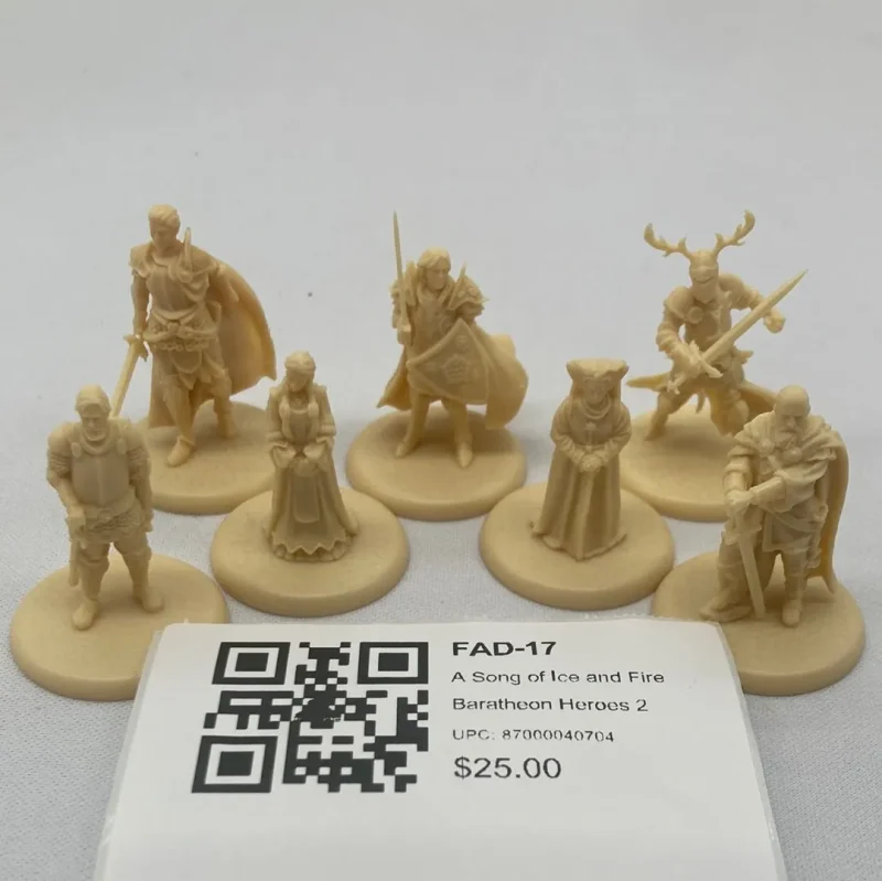 baratheon heroes song of ice and fire figure set