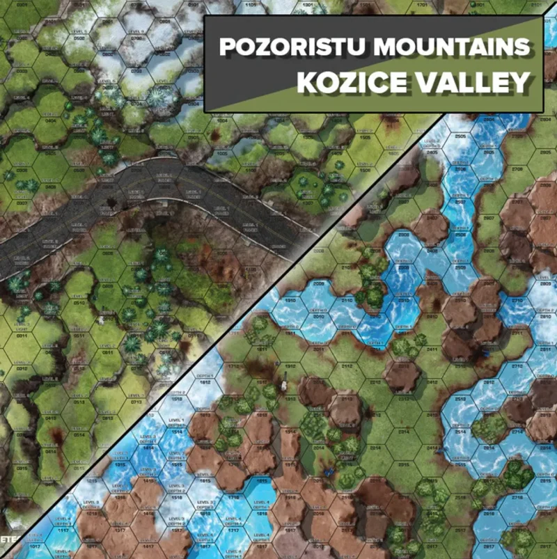 battletech tukayyid battle mat pozoristu mountains kozice valley