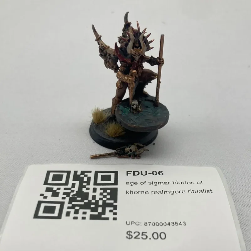 blades of khorne realmgore ritualist fdu 06 age of sigmar