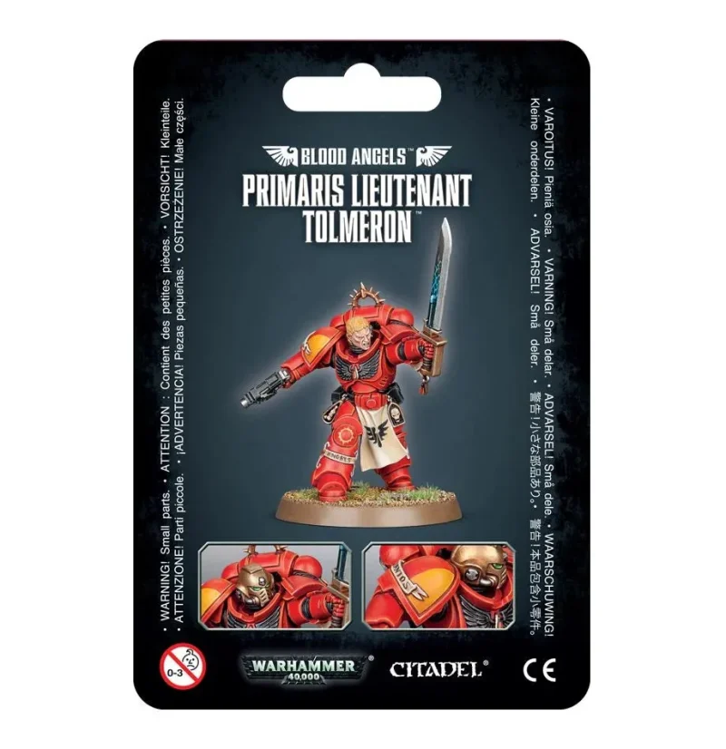 blood angel primaris lieutenant tolmeron exclusive model