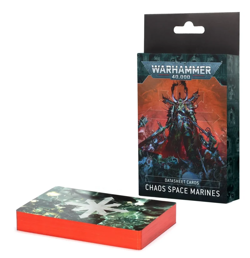 chaos space marine datasheet cards