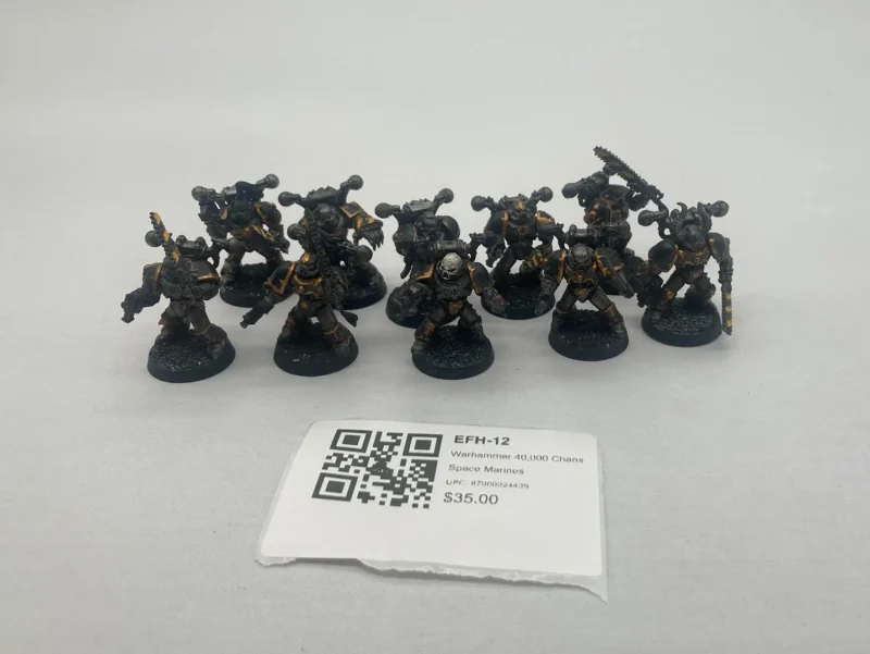 chaos space marines efh 12 warhammer 40k set