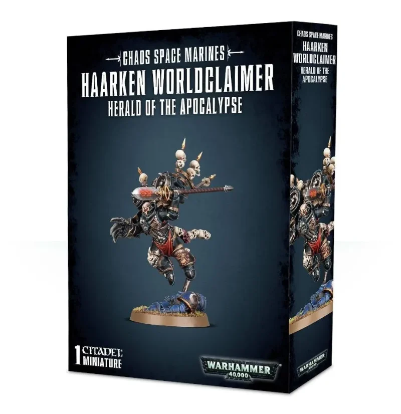 chaos space marines haarken worldclaimer exclusive edition