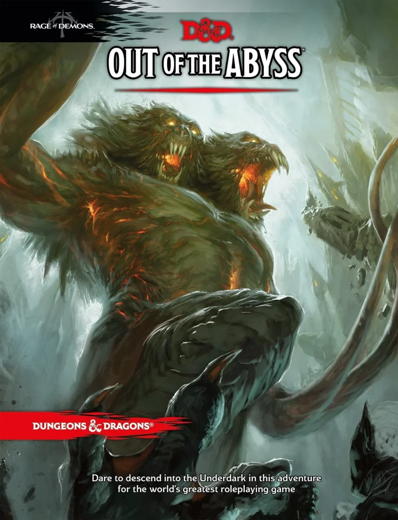 d d out of the abyss rpg deep underdark adventure