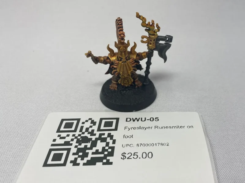 dwu 05 fyreslayer runesmiter miniature