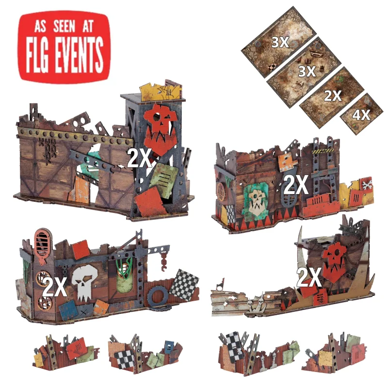 flg da skrap yard matched play full color terrain set