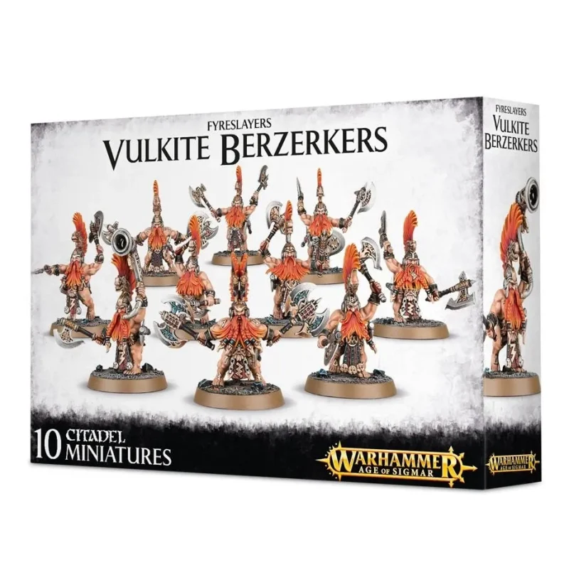 fyreslayers vulkite berzerkers figurine for warhammer 40k