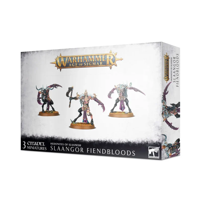 hedonites of slaanesh slaangor fiendbloods exclusive model set