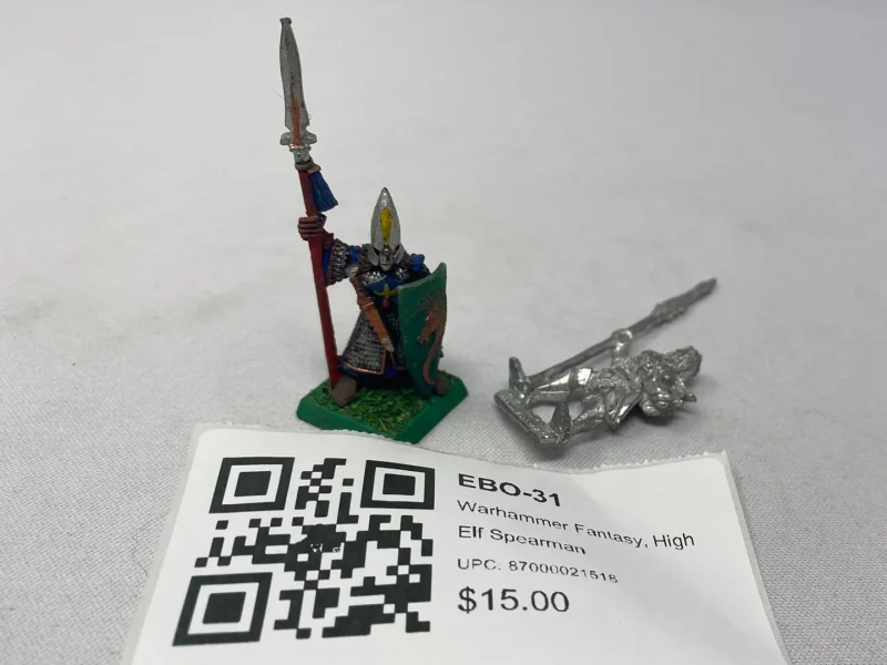 high elf spearman ebo 31 warhammer fantasy figure