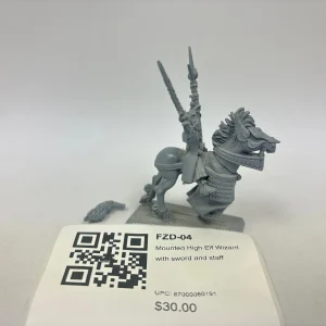 high elf wizard figurine with sword staff fzd 04