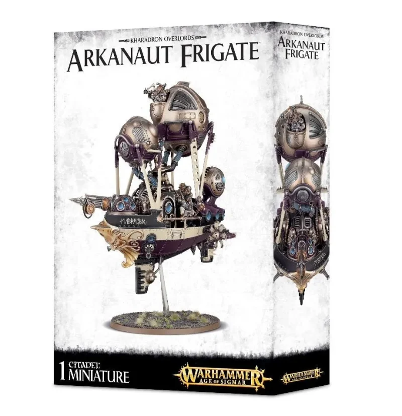 kharadron overlords arkanaut frigate premium model kit