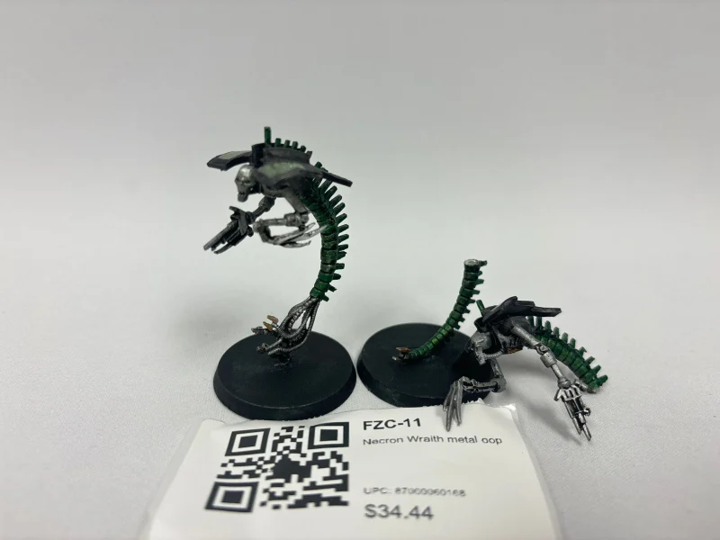 necron wraith metal model fzc 11 oop exclusive edition scaled