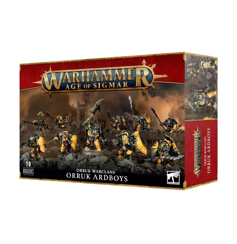 orruk warclans ardboyz miniatures set