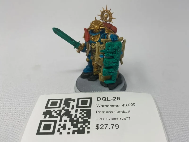 primaris captain dql 26 warhammer 40k figure