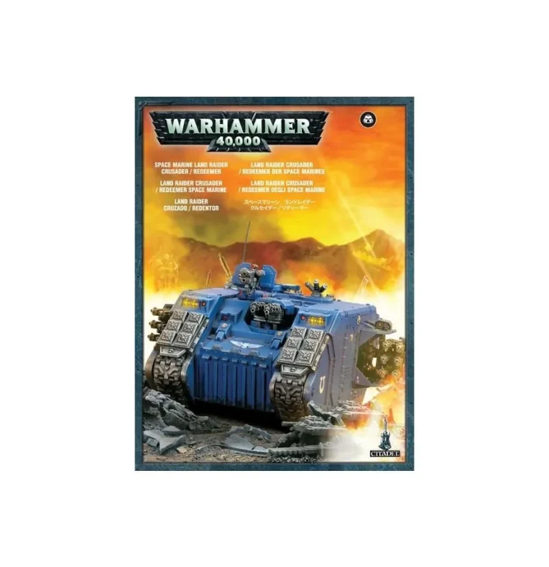 space marines land raider crusader redeemer ultimate battle tank model