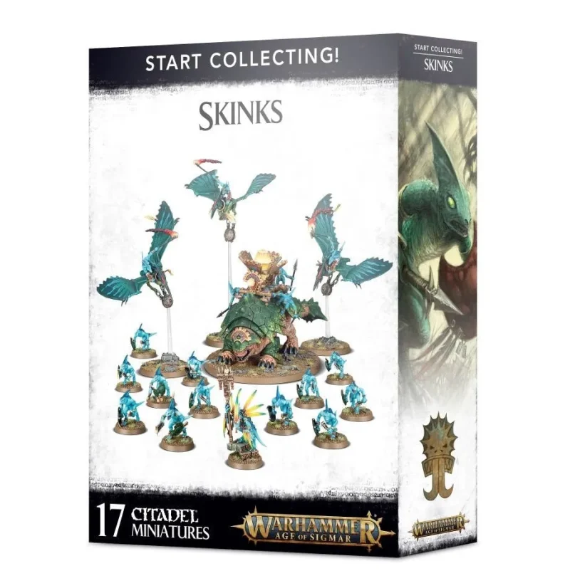 start collecting seraphon skinks exclusive warhammer set