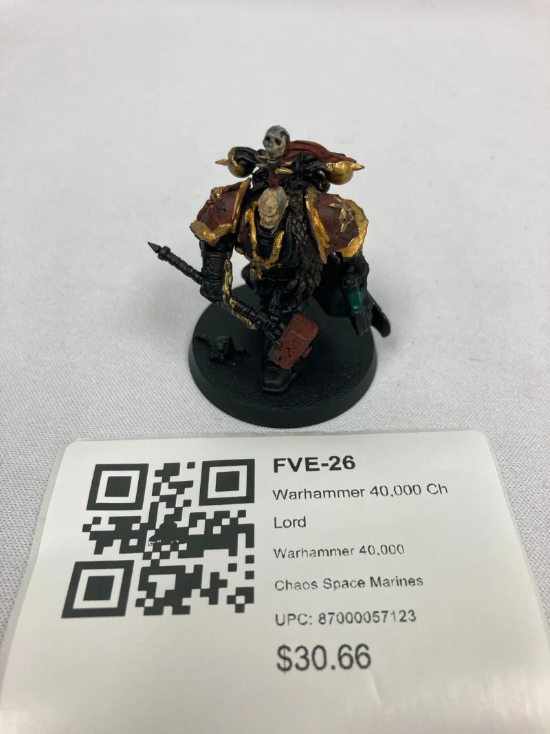 warhammer 40 000 chaos lord fve 26 figure scaled