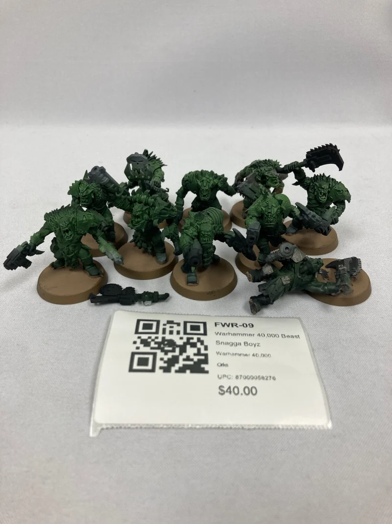 warhammer 40k beast snagga boyz fwr 09 limited stock scaled