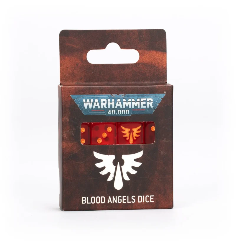 warhammer 40k blood angels dice set