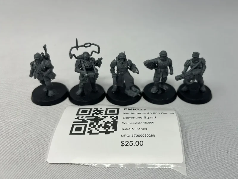 warhammer 40k cadian command squad fmk 23