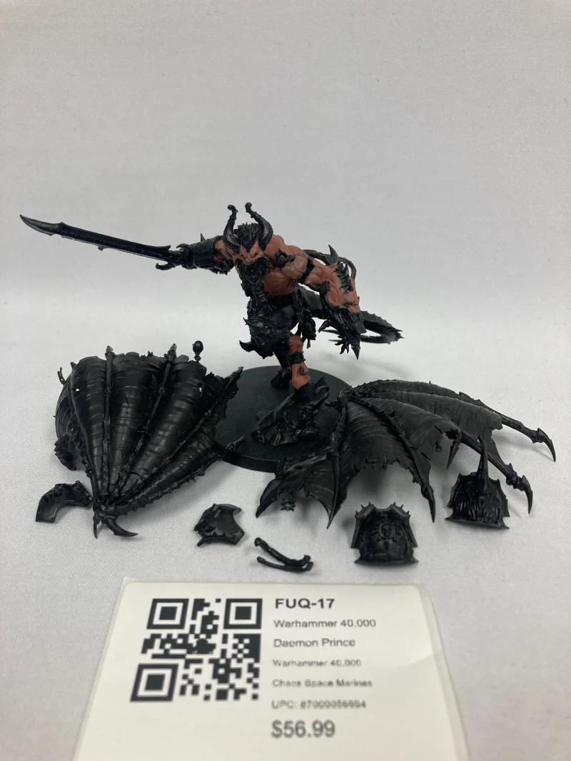 warhammer 40k daemon prince fuq 17 miniature figure scaled