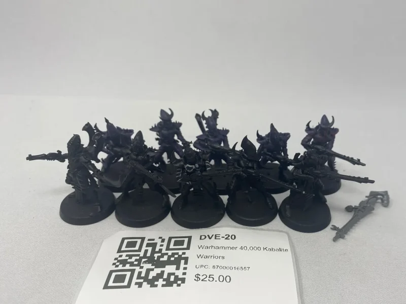 warhammer 40k kabalite warriors dve 20 set