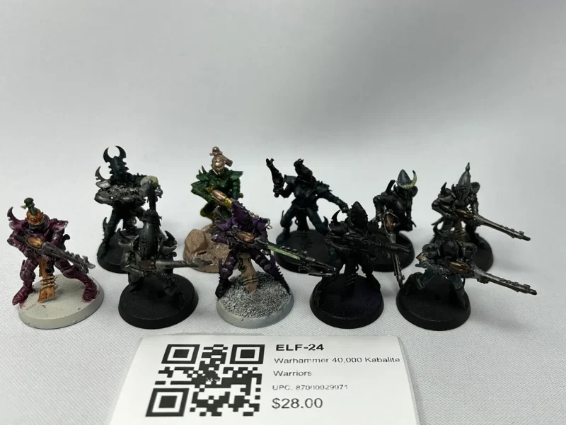 warhammer 40k kabalite warriors elf 24 set