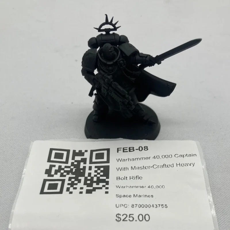 warhammer 40k master crafted captain with heavy bolt rifle feb 08