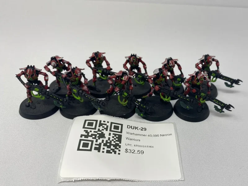 warhammer 40k necron warriors duk 29 set