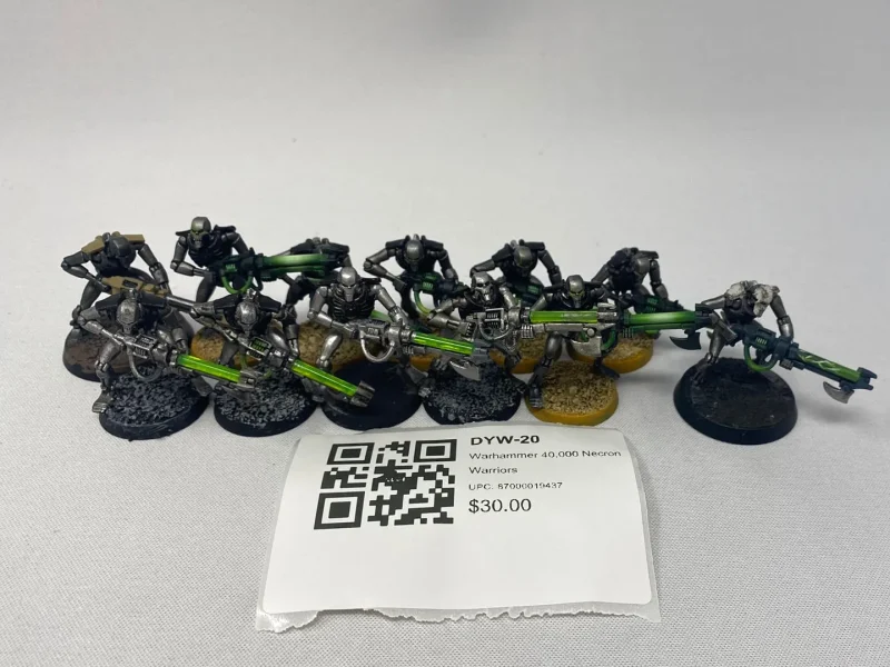 warhammer 40k necron warriors dyw 20 set