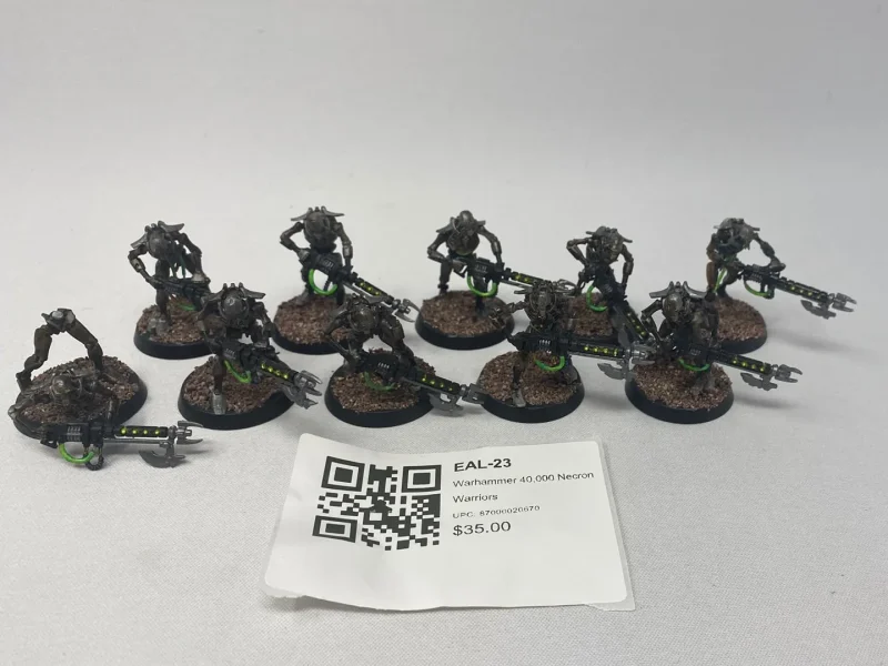 warhammer 40k necron warriors eal 23 battle ready