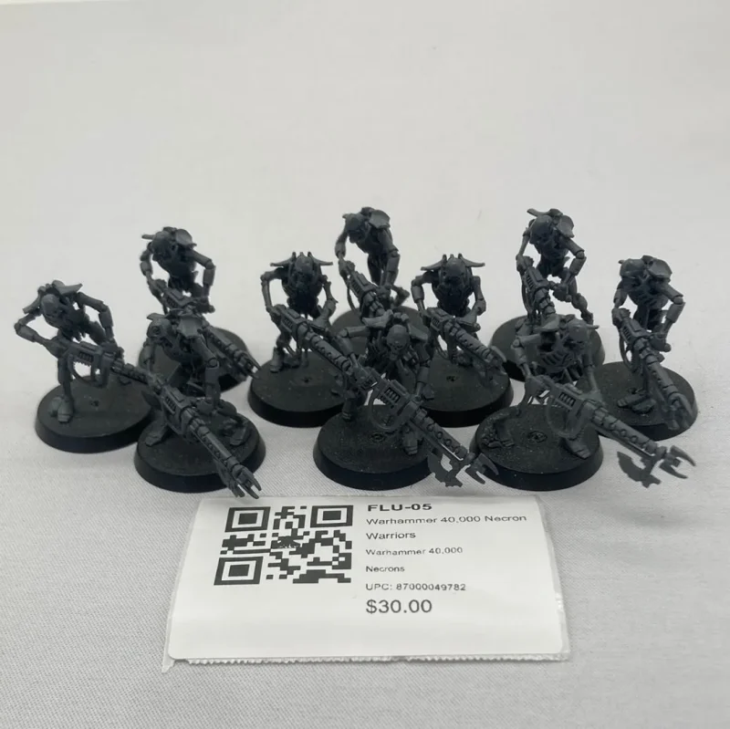 warhammer 40k necron warriors flu 05 set