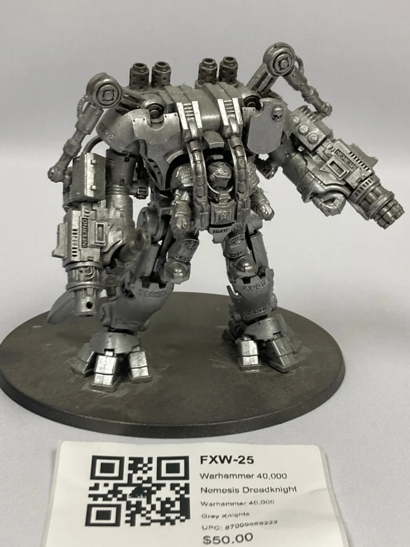 warhammer 40k nemesis dreadknight fxw 25 model kit scaled