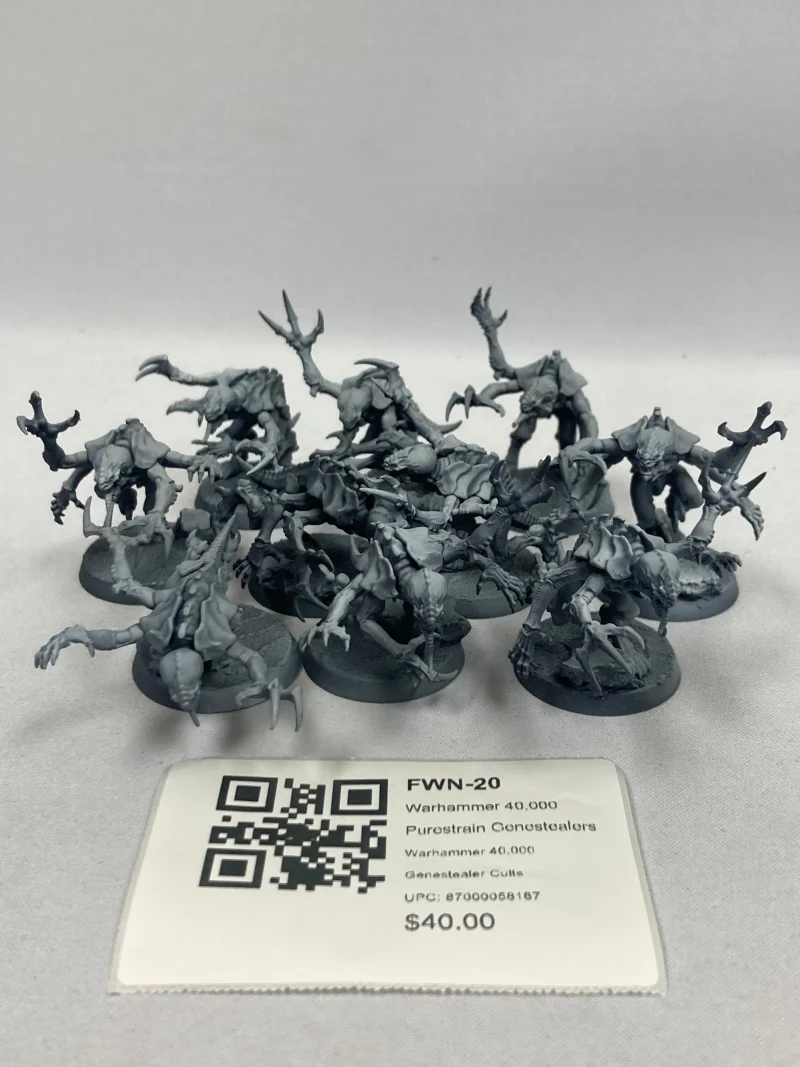 warhammer 40k purestrain genestealers fwn 20 model kit scaled