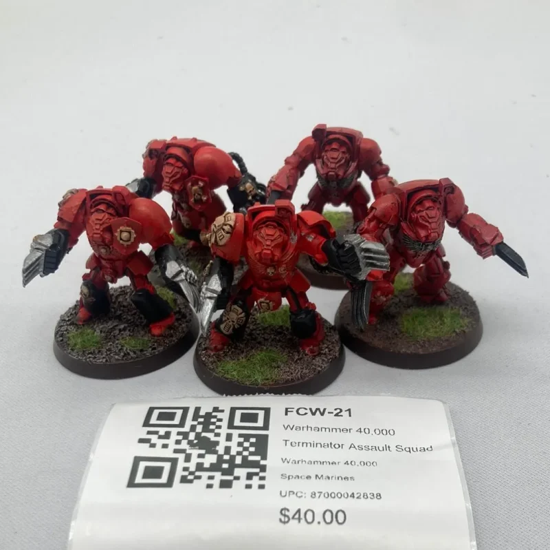 warhammer 40k terminator assault squad fcw 21 for sale