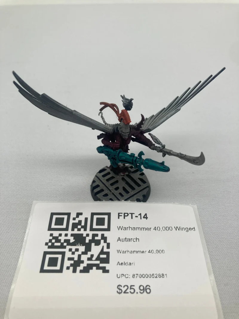 warhammer 40k winged autarch fpt 14 exclusive figure scaled